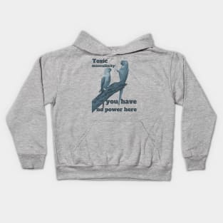 Toxic Masculinity You Have No Power Here Kids Hoodie